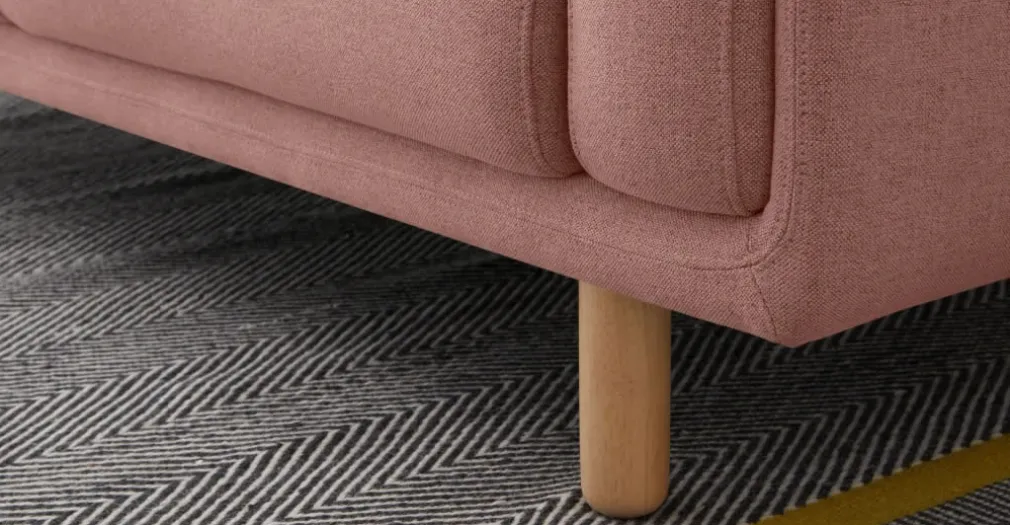 Sofá de 3 Cuerpos Karson – Rosa Empolvado