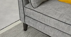 Sofá de 3 Cuerpos Keston – Gris Aviación