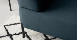 Sofá de 2 Cuerpos Kiva – Azul Egeo