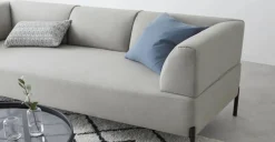 Sofá de 3 Cuerpos Kiva – Gris Granizo