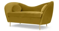 Sofá de 2 Cuerpos Kooper – Dorado Vintage