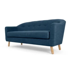 Sofá de 3 Cuerpos Lottie – Azul Puerto