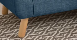 Sofá de 3 Cuerpos Lottie – Azul Puerto