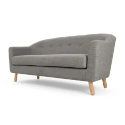 Sofá de 3 Cuerpos Lottie – Gris Tiza