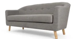 Sofá de 3 Cuerpos Lottie – Gris Tiza