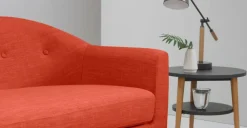 Sofá de 2 Cuerpos Lottie – Naranja Toscana