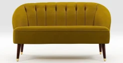 Sofá de 2 Cuerpos Margot – Dorado