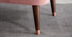 Sofá de 2 Cuerpos Margot – Rosa Envejecido