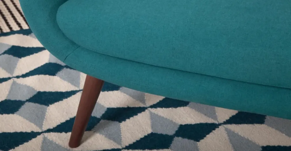 Sofá de 2 Cuerpos Moby – Azul Mineral