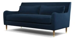 Sofá de 3 Cuerpos Oksana – Azul Índigo