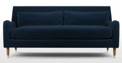 Sofá de 3 Cuerpos Oksana – Azul Índigo