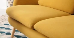 Sofá de 2 Cuerpos Oslo – Amarillo Yema