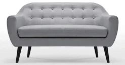 Sofá de 2 Cuerpos Ritchie – Gris Perla