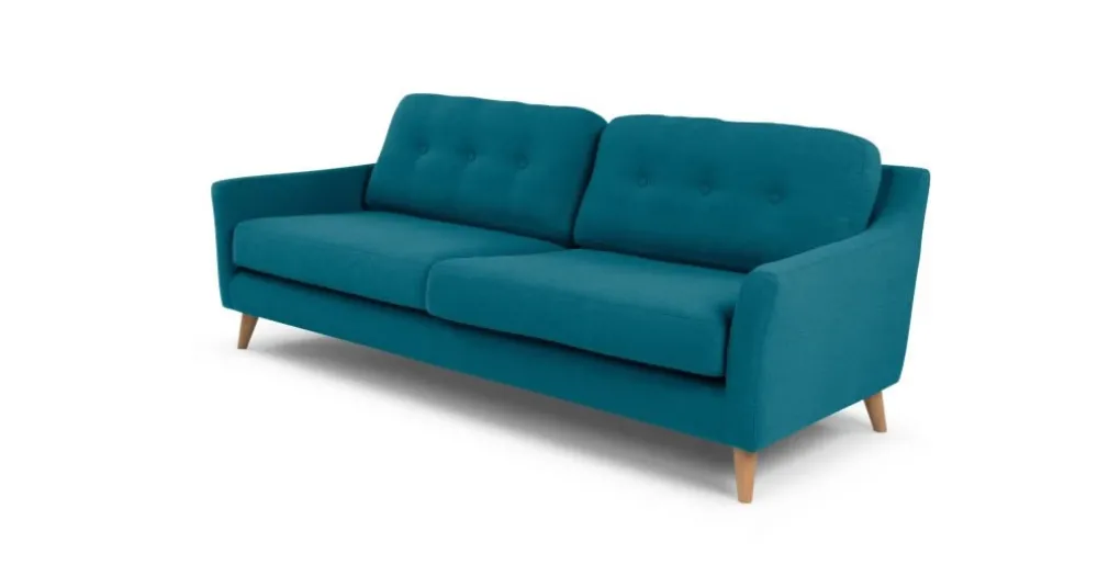 Sofá de 3 Cuerpos Rufus – Azul Intenso