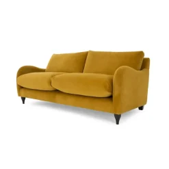 Sofá de 3 Cuerpos Sofia – Afelpado Cúrcuma