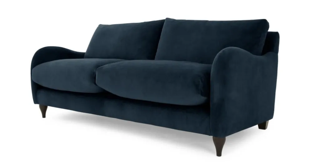 Sofá de 3 Cuerpos Sofia – Afelpado Índigo