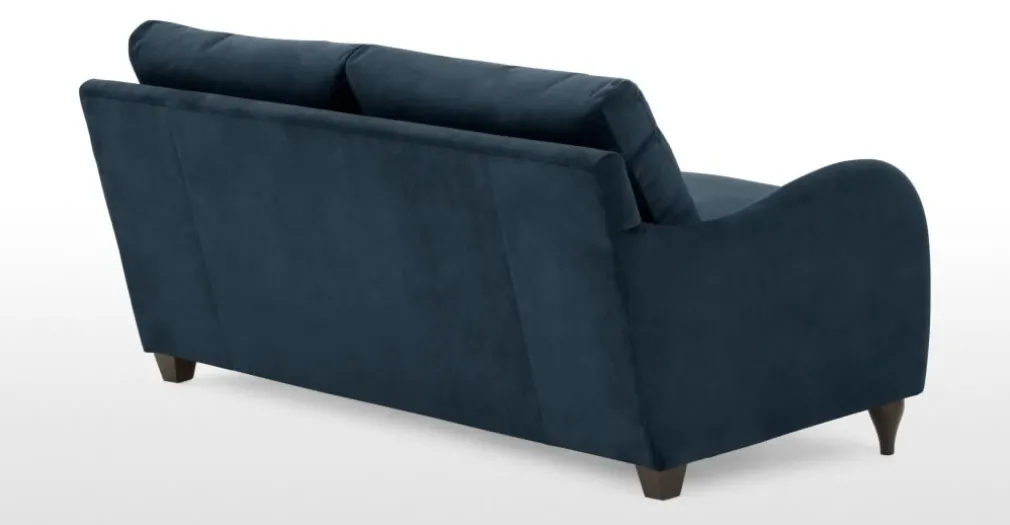 Sofá de 3 Cuerpos Sofia – Afelpado Índigo