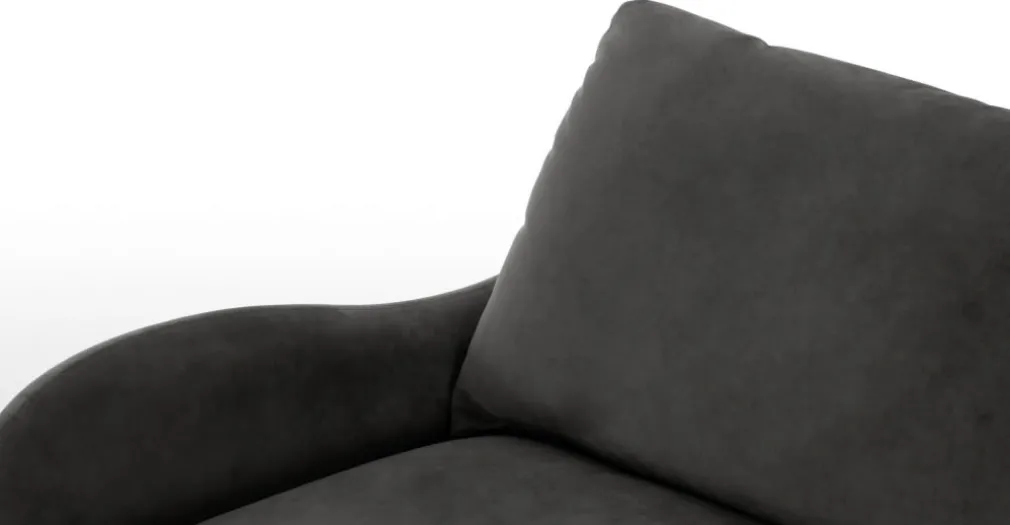 Sofá de 3 Cuerpos Sofia – Afelpado Asfalto