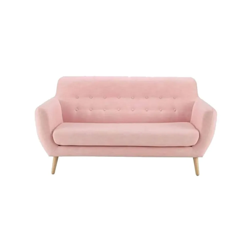 Sofá de 2 Cuerpos Stella – Rosado