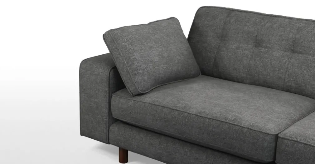 Sofá de 2 Cuerpos Tobias – Gris Pizarra