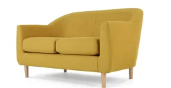 Sofá de 2 Cuerpos Tubby – Amarillo Mostaza