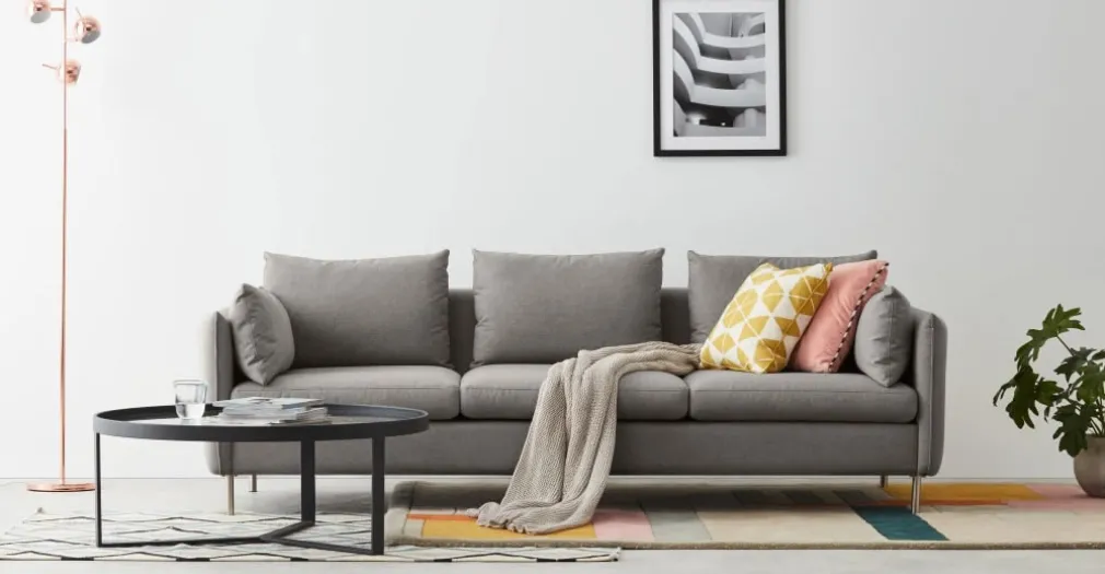 Sofá de 3 Cuerpos Vento – Gris Manhattan