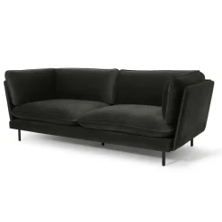 Sofá de 3 Cuerpos Wes – Antracita Oscuro