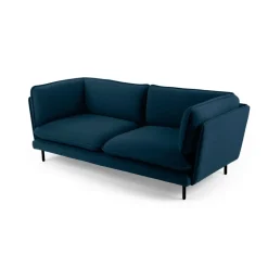 Sofá de 3 Cuerpos Wes – Azul Cerceta Selecto