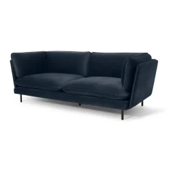Sofá de 3 Cuerpos Wes – Azul Zafiro