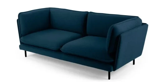 Sofá de 3 Cuerpos Wes – Azul Cerceta Selecto