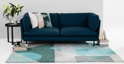 Sofá de 3 Cuerpos Wes – Azul Cerceta Selecto