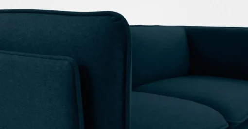 Sofá de 3 Cuerpos Wes – Azul Cerceta Selecto