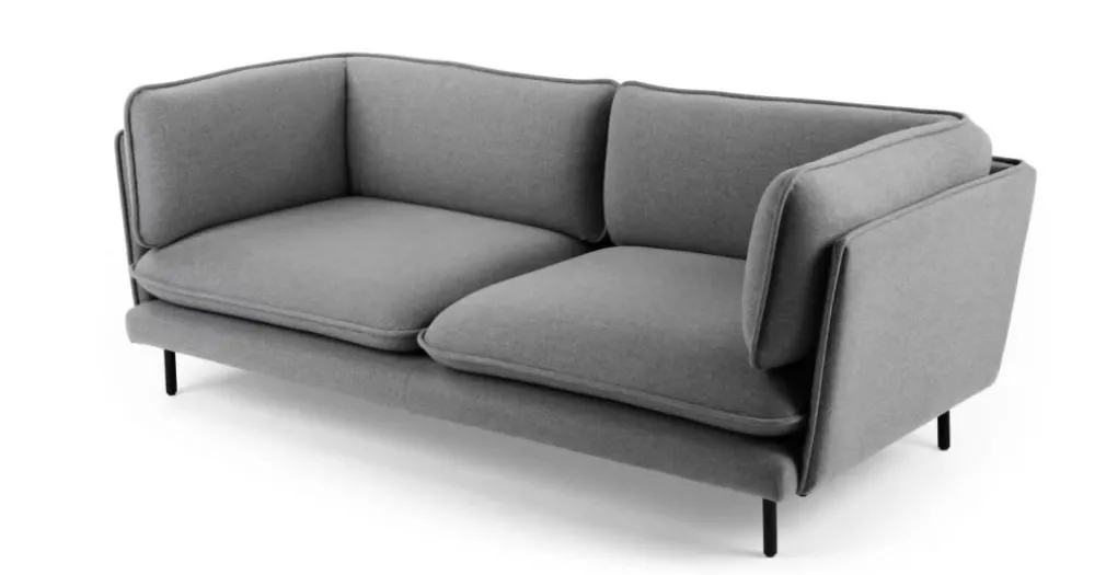 Sofá de 3 Cuerpos Wes – Gris Selecto
