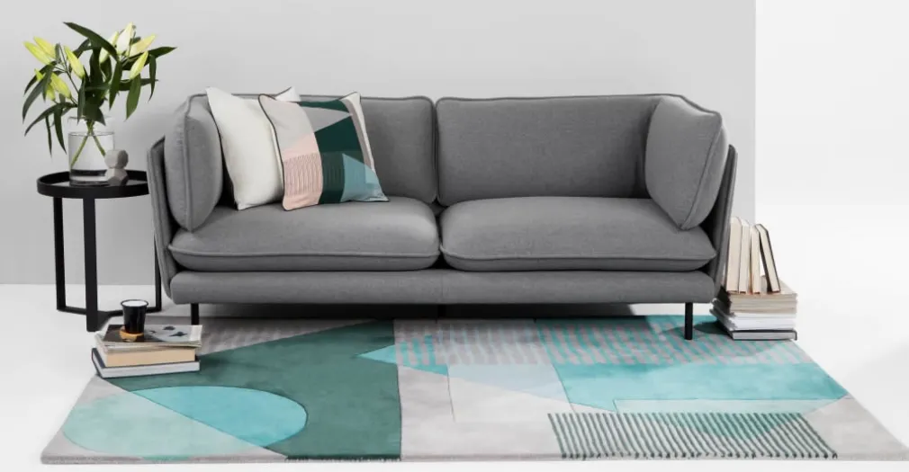 Sofá de 3 Cuerpos Wes – Gris Selecto