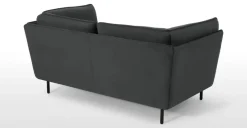 Sofá de 2 Cuerpos Wes – Gris Medianoche