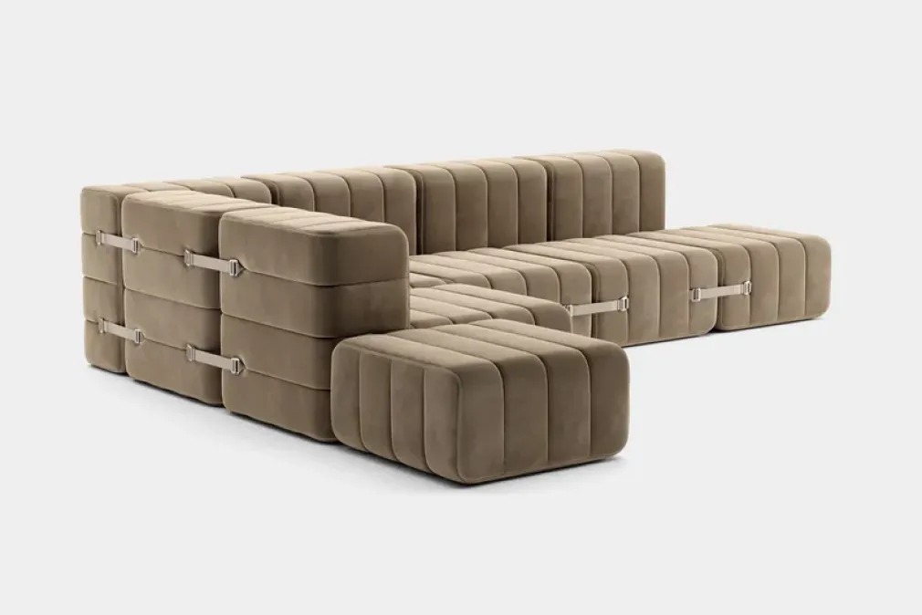 Sofá Esquinero 4 Cuerpos Curt