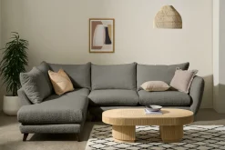 Sofá Esquinero a la Izquierda Elmira – Gris
