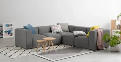 Sofá Modular de 5 Cuerpos Juno – Gris Marga