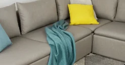 Sofá modular individual Victor – Gris Portland